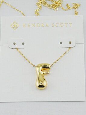 Kendra Scott Polished Letter Necklace